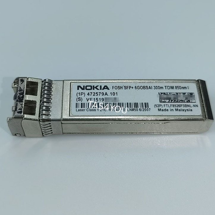 NOKIA FOSH SFP+6GOBSAI 300m TDM 850nm I 472579A.101