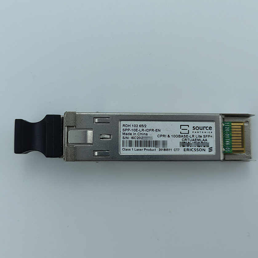 thumbnail image 2 of Ericsson RDH 102 65/2 CPRI SFP+ Module – SPP-10E-LR-IDFR-EN (CRTUAEMLAA) 2 of 3